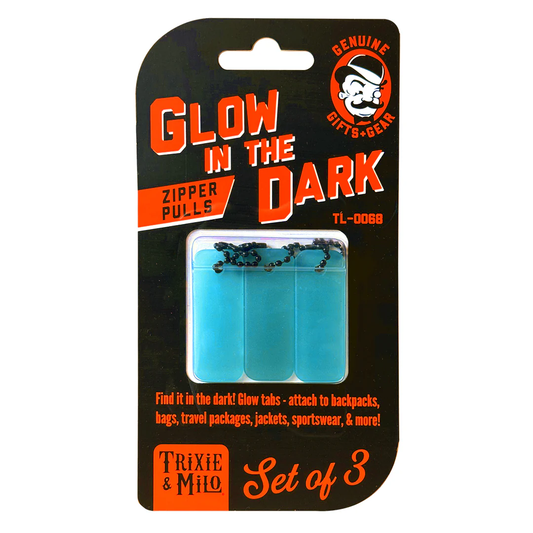 Glow Tabs, Glow-in-the-Dark Zipper Pulls (set of 3) - Image 4