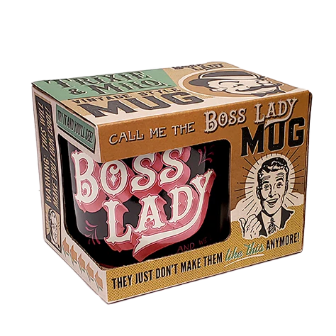 "Boss Lady" Porcelain Mug - Image 3