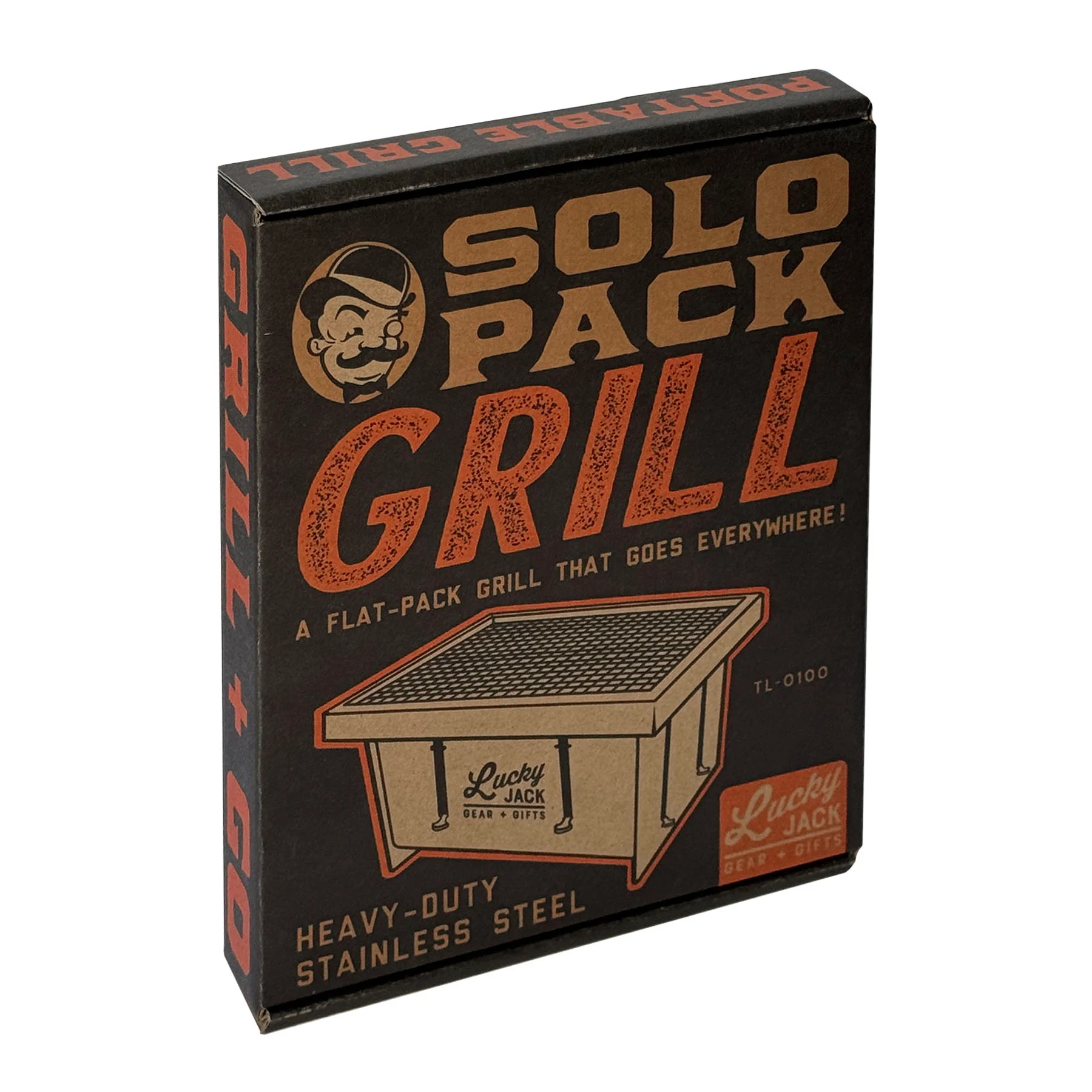 Solo Pack, Flat-pack Camp Grill - Image 5